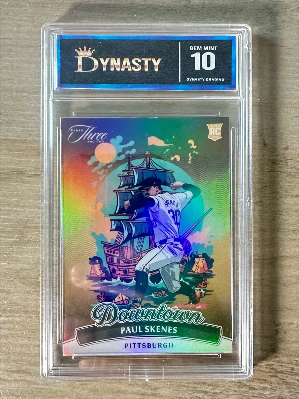Paul Skenes Gem Mint 10 2024 Downtown #4 Holo Novelty Baseball Card. - Picture 1 of 3